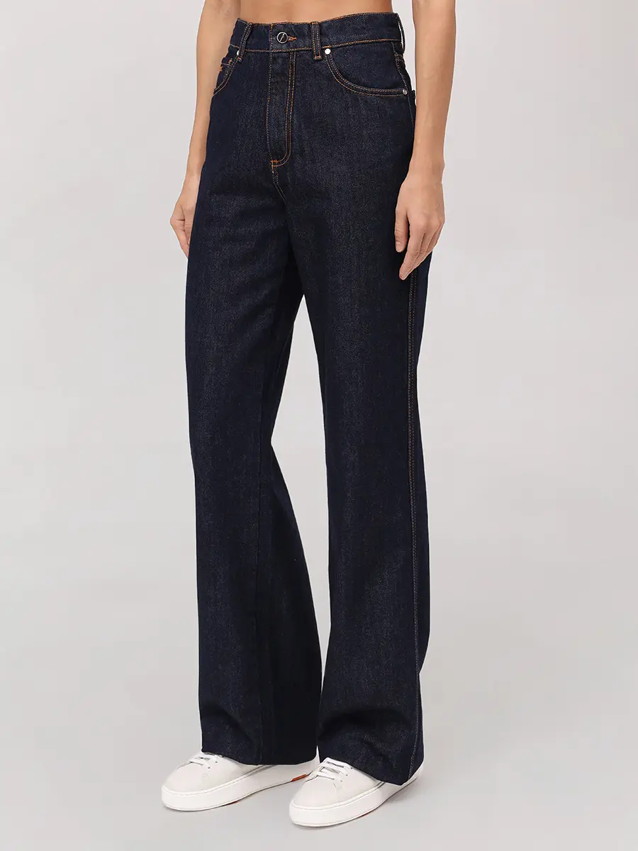 Джинсы хлопковые