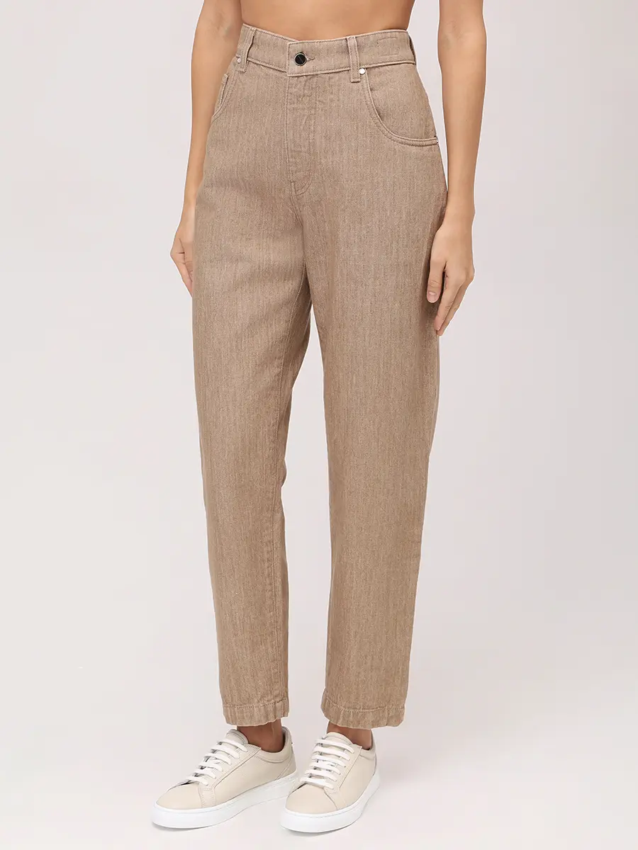 Джинсы хлопковые