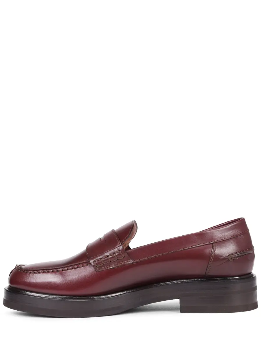 Лоферы кожаные