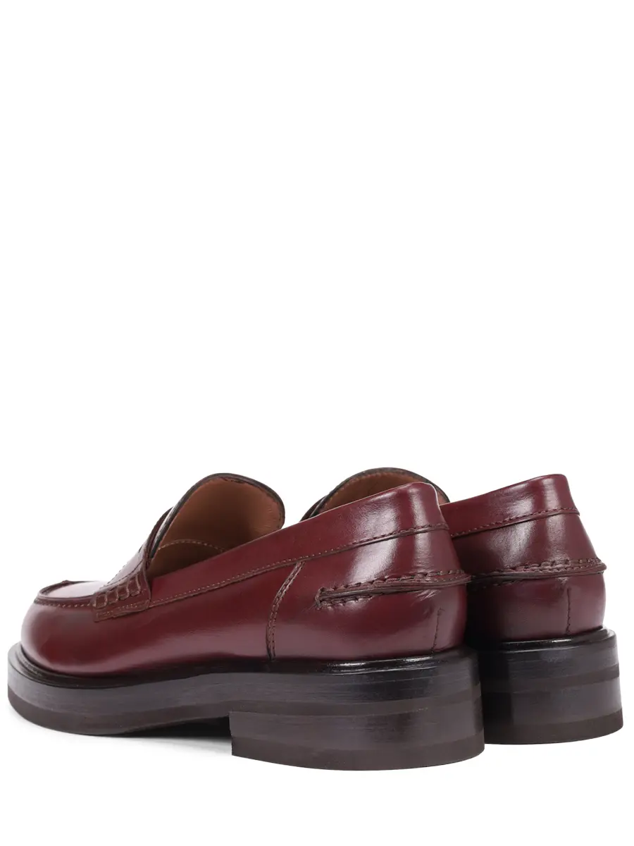 Лоферы кожаные