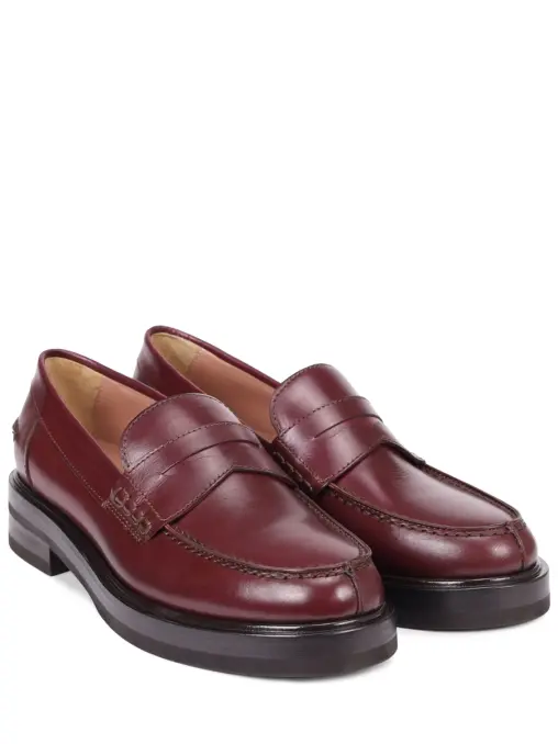 Лоферы кожаные KITON