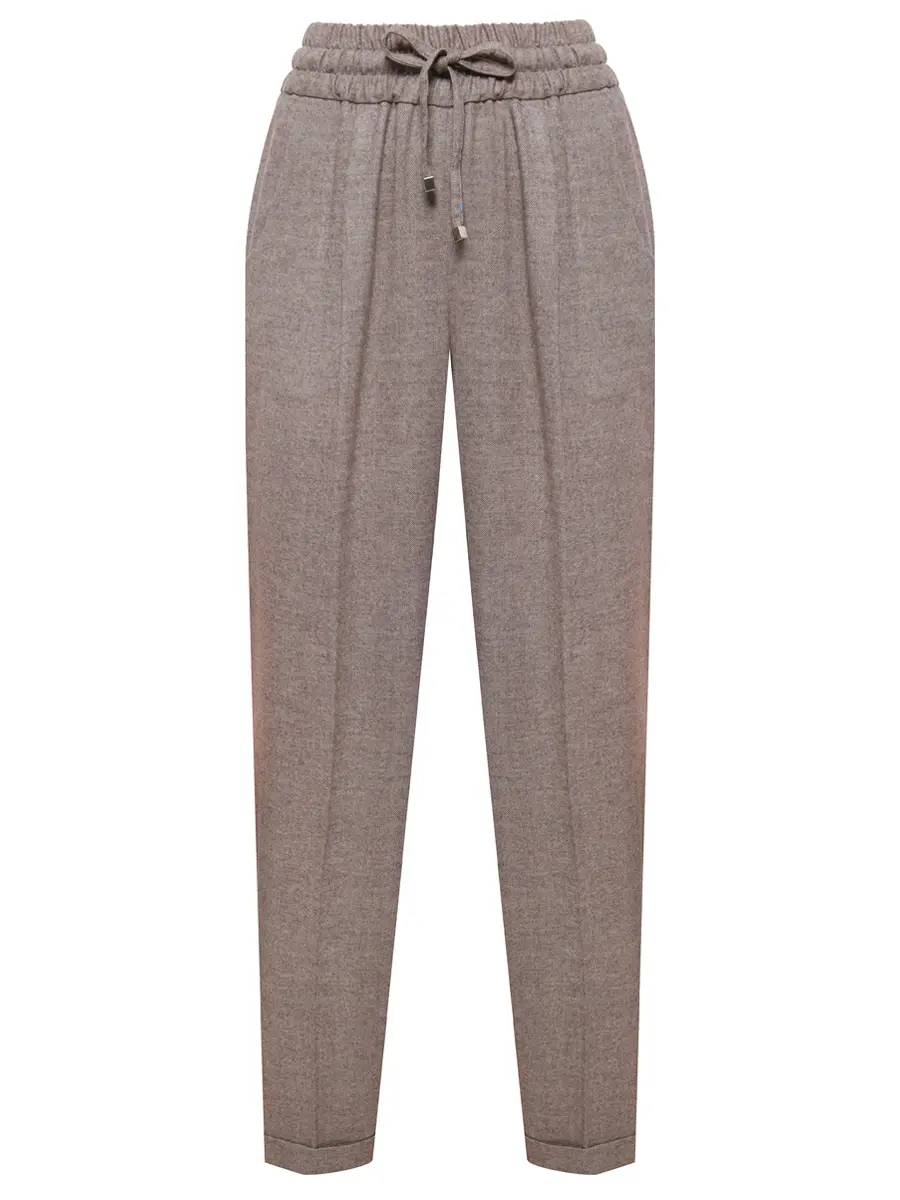 Брюки шерстяные