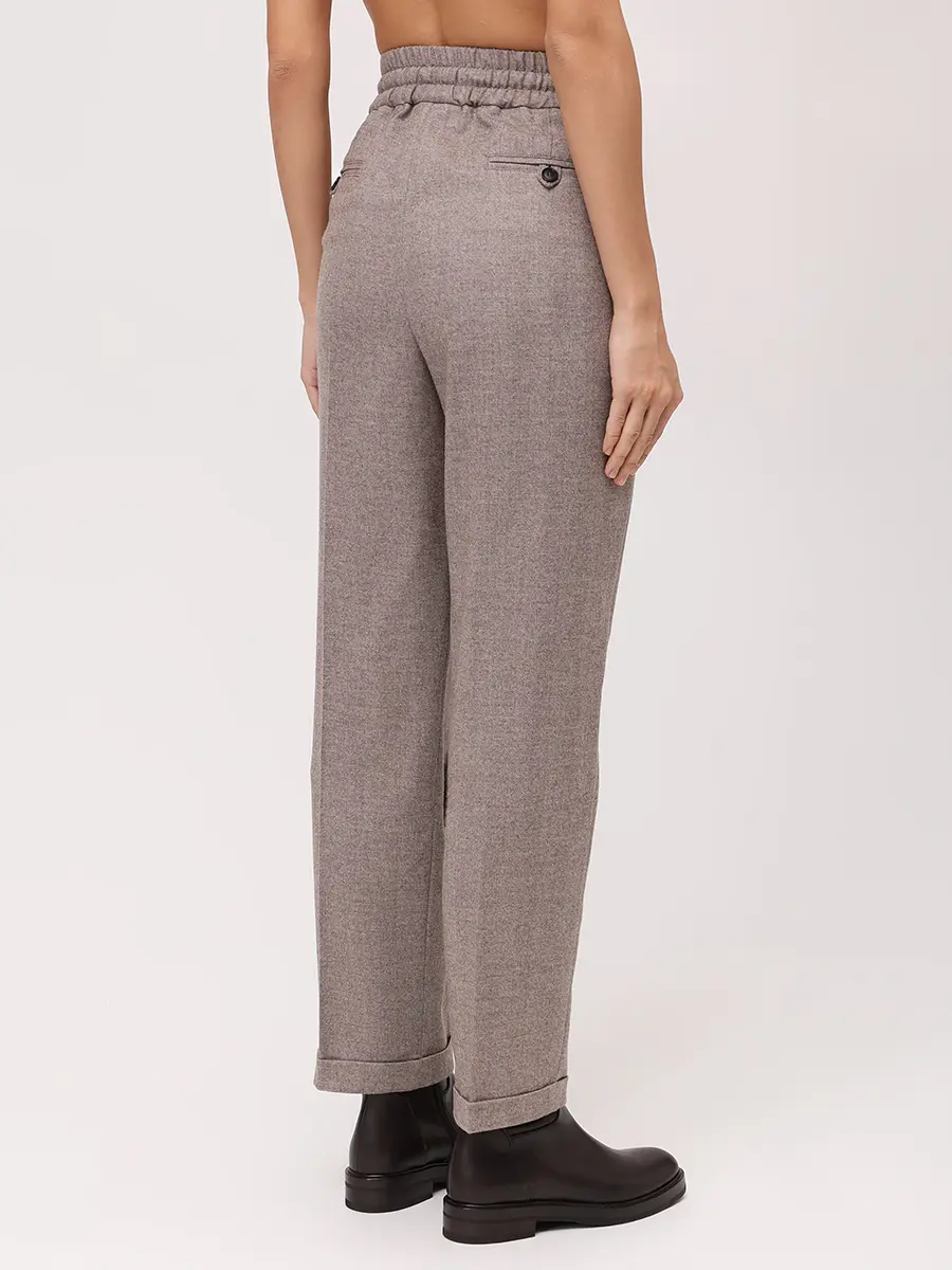 Брюки шерстяные