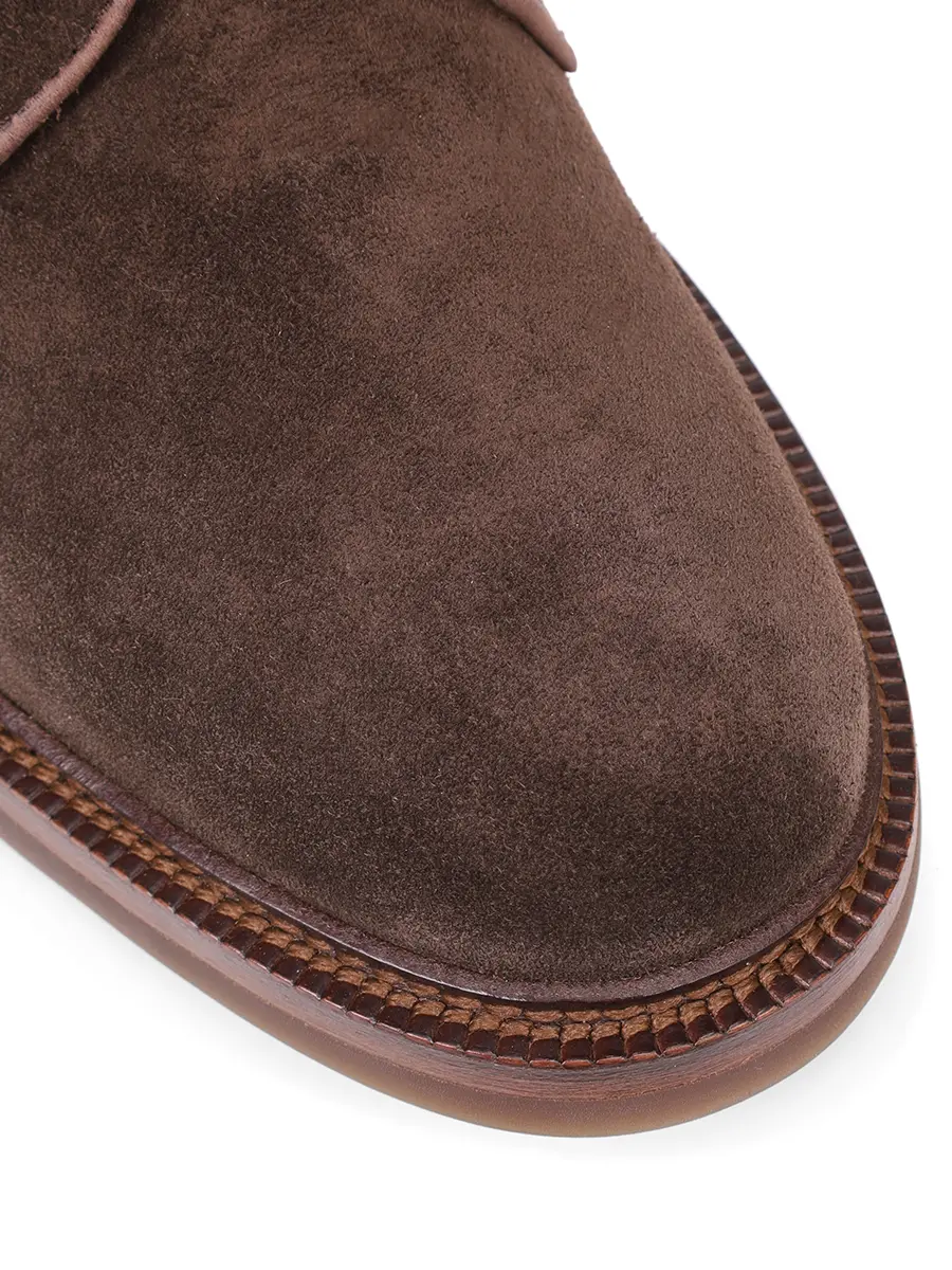 Ботинки замшевые