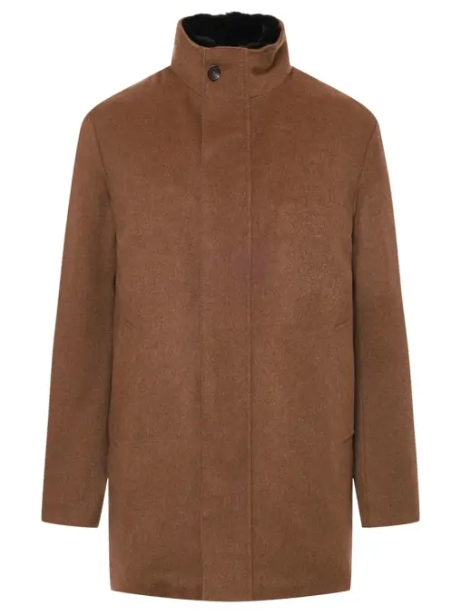 Куртка кашемировая с мехом норки CESARE ATTOLINI