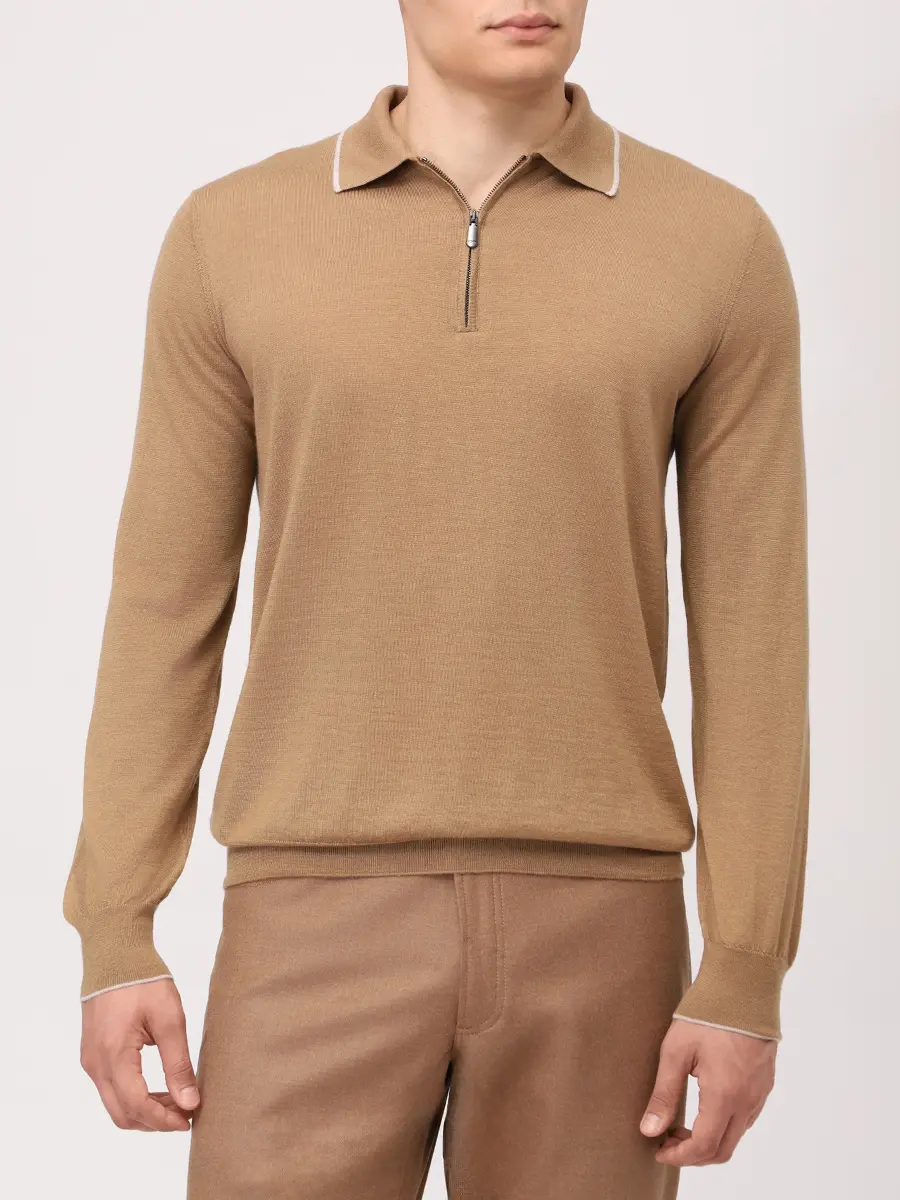 Поло из кашемира и шелка