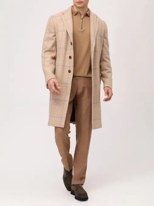 Поло из кашемира и шелка CESARE ATTOLINI