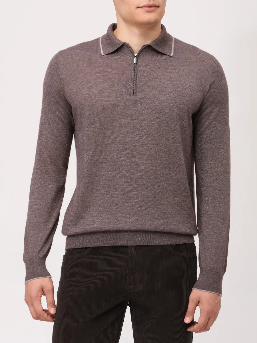 Поло из кашемира и шелка