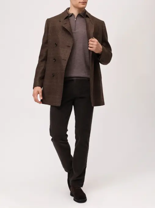 Поло из кашемира и шелка CESARE ATTOLINI