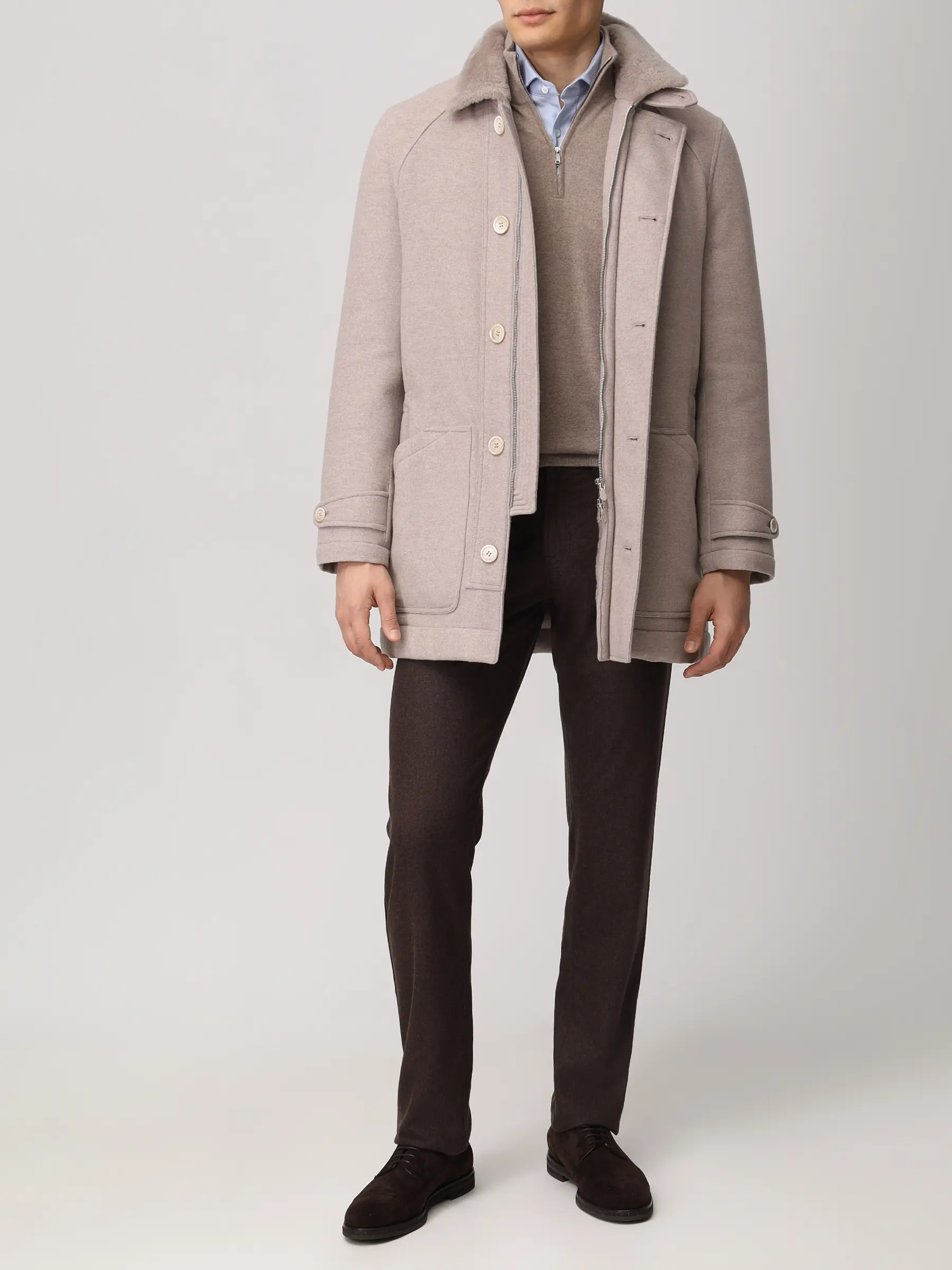 Куртка кашемировая на меху