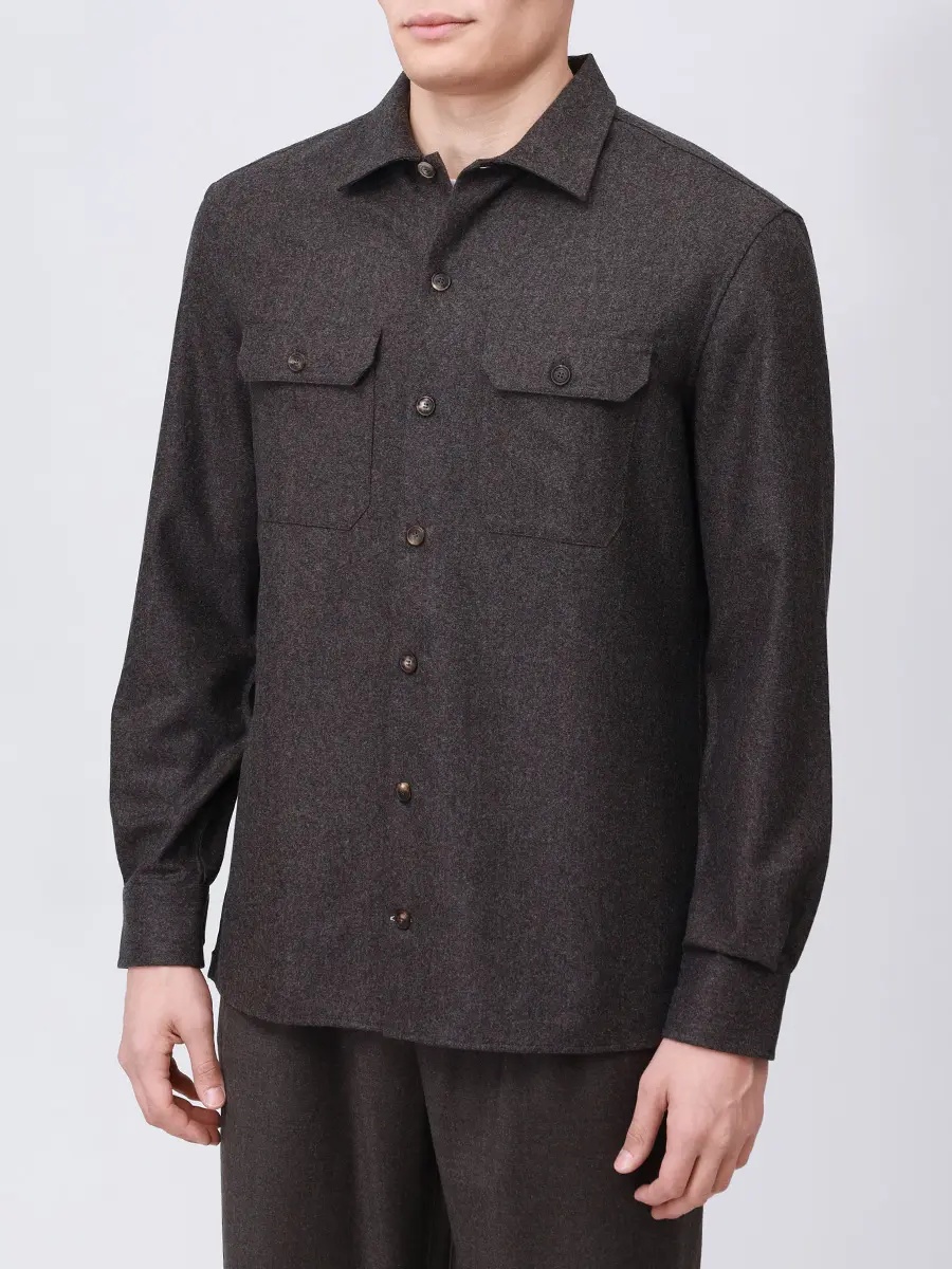 Рубашка шерстяная