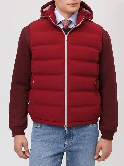 Жилет стеганый BRUNELLO CUCINELLI