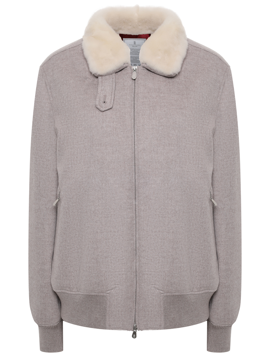 Бомбер кашемировый