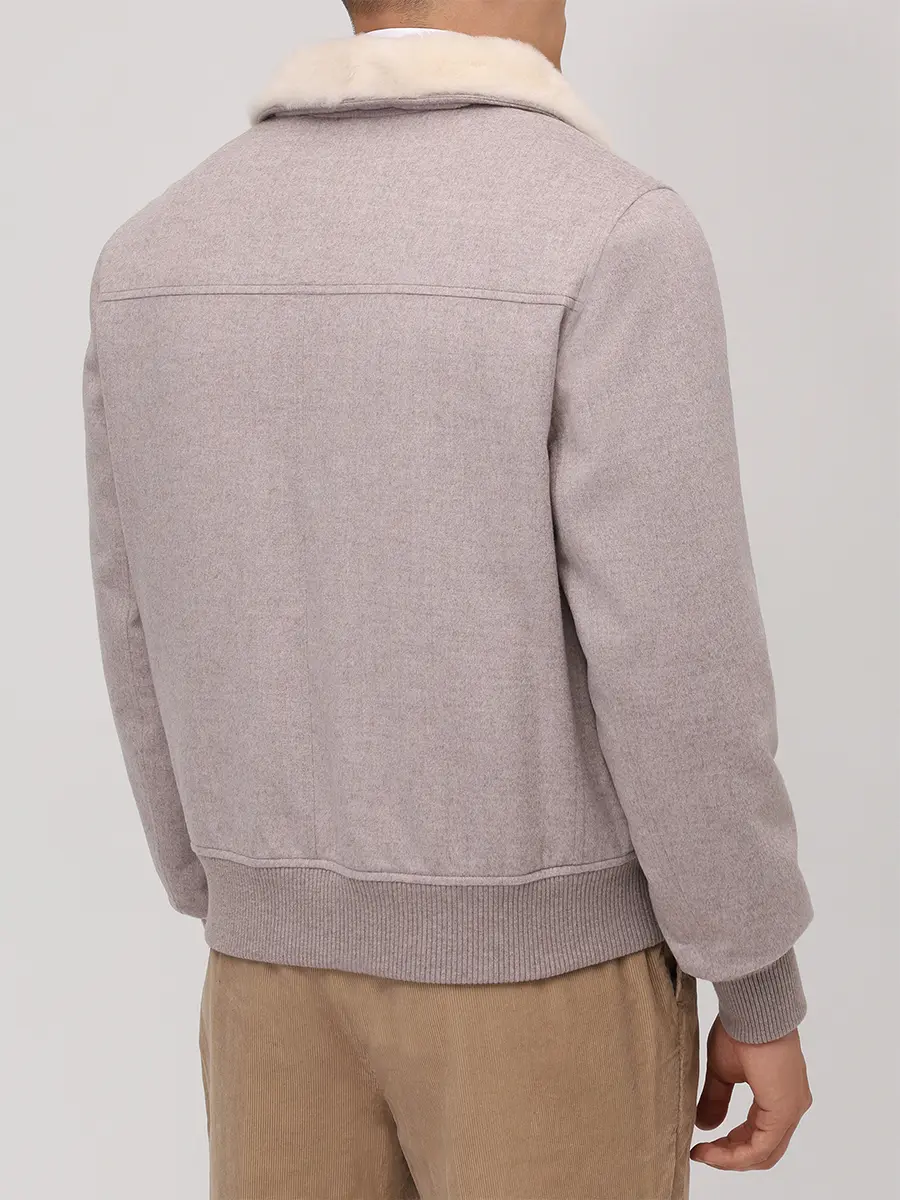 Бомбер кашемировый