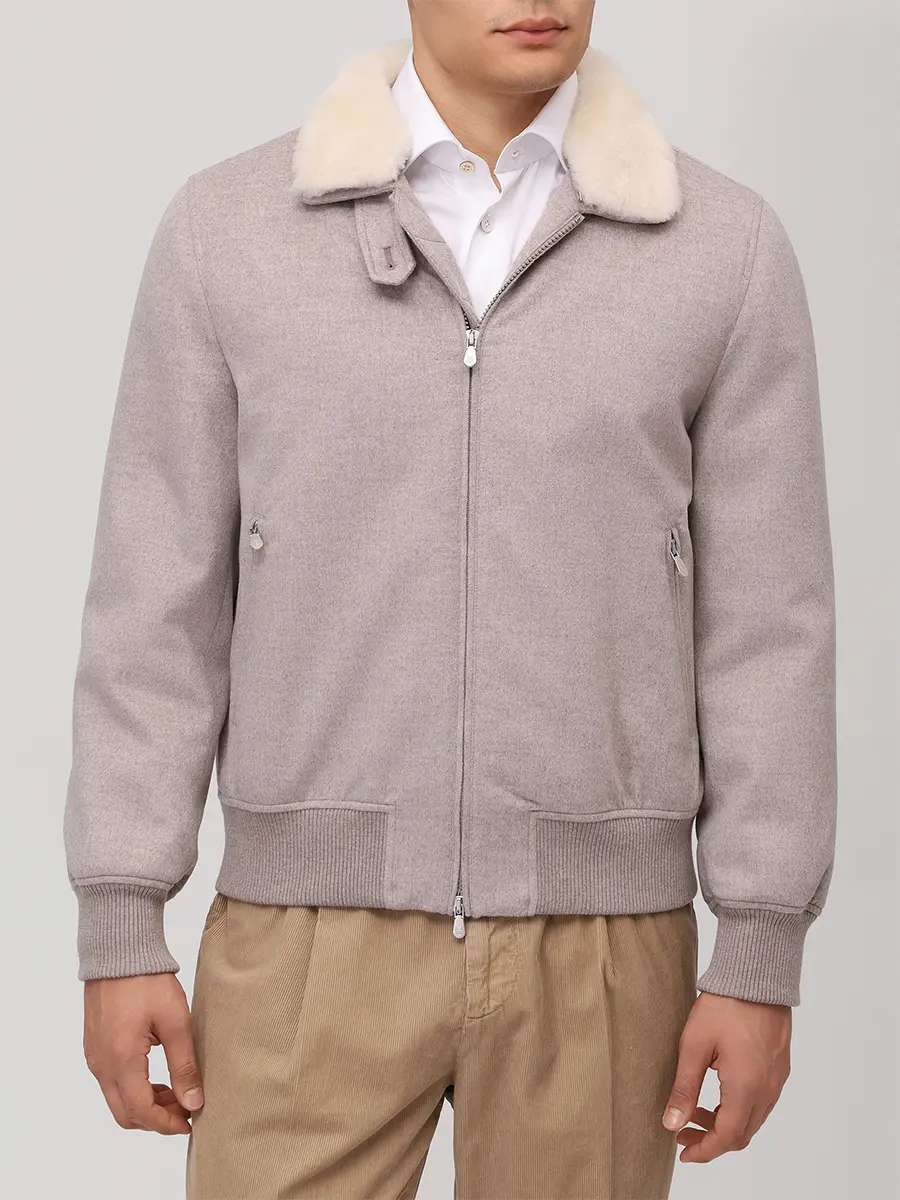 Бомбер кашемировый
