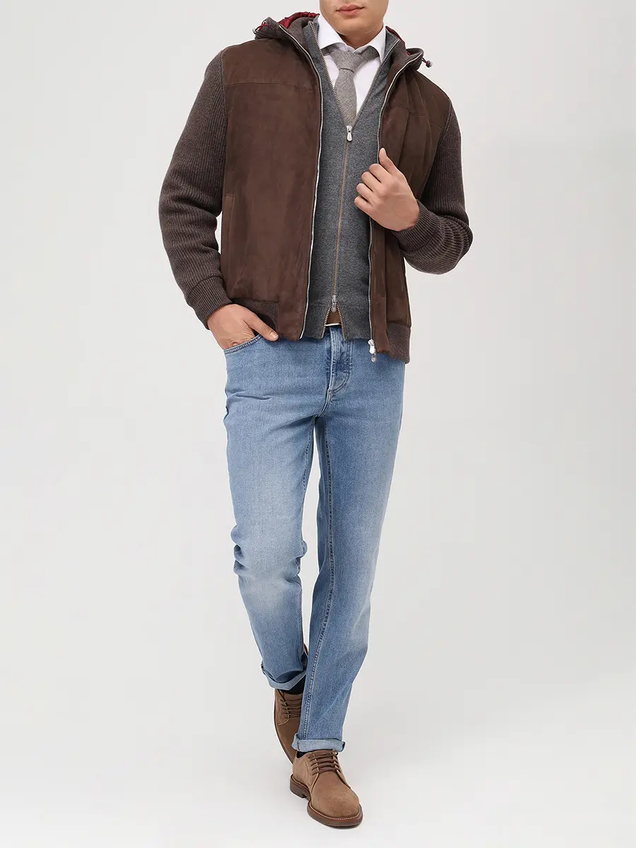 Куртка комбинированная