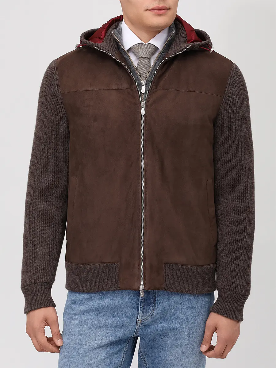 Куртка комбинированная