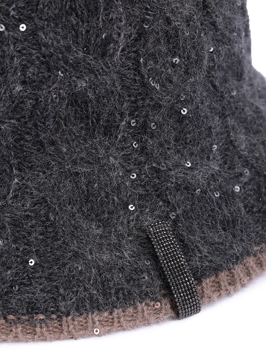 Шляпа с пайетками