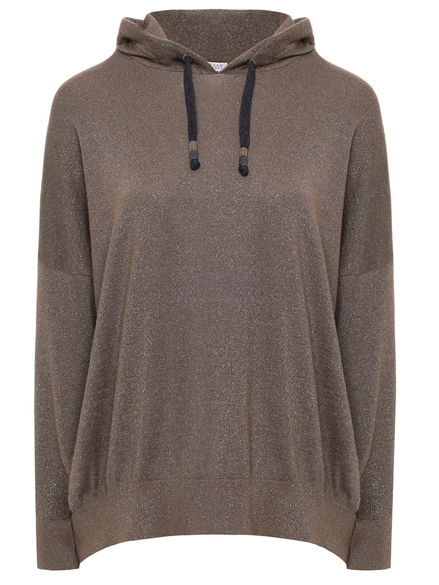 Худи из кашемира и шелка