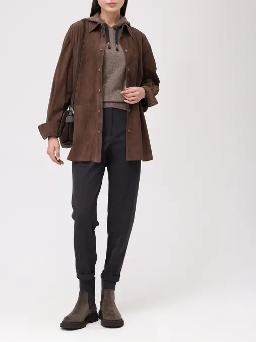 Худи из кашемира и шелка BRUNELLO CUCINELLI