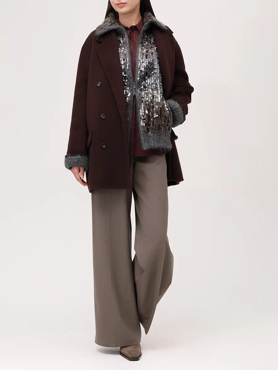 Кардиган с пайетками