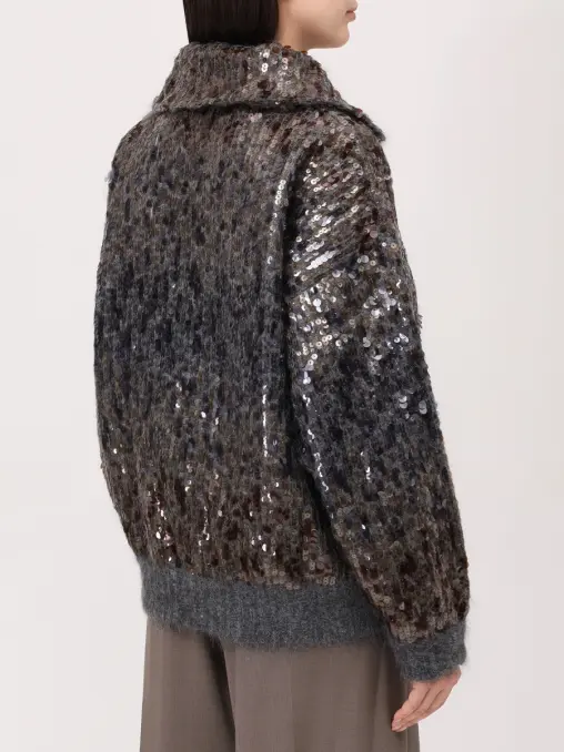 Кардиган с пайетками BRUNELLO CUCINELLI