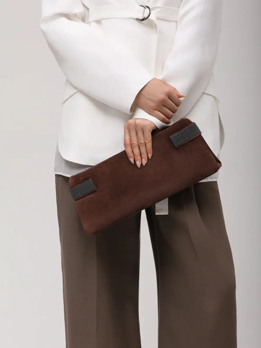 Сумка замшевая