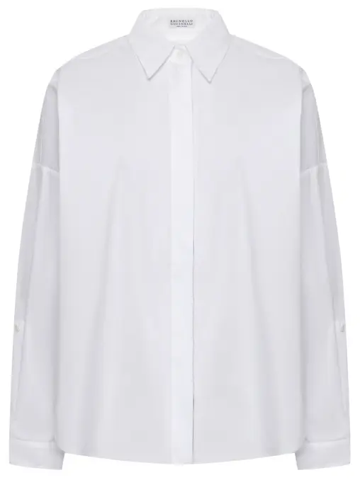 Рубашка хлопковая BRUNELLO CUCINELLI