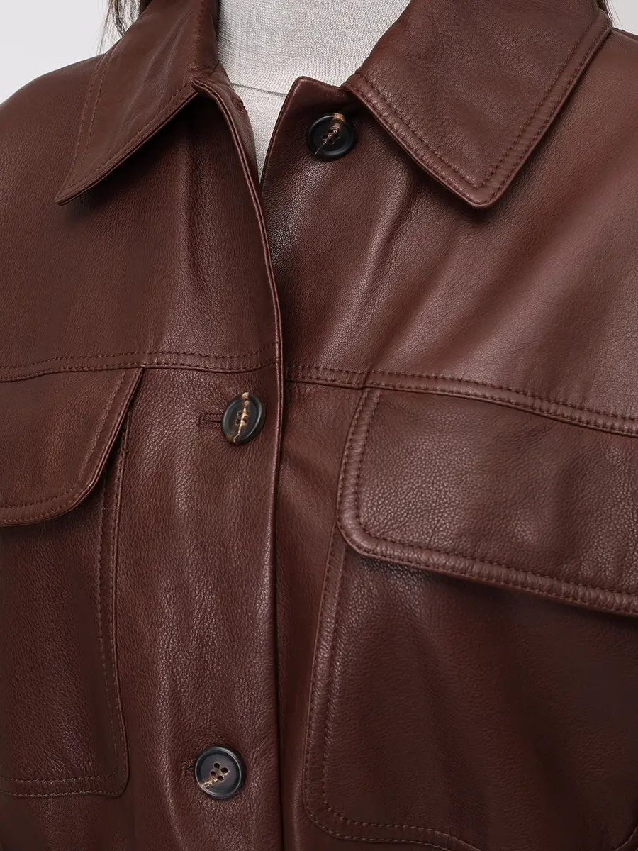 Куртка кожаная