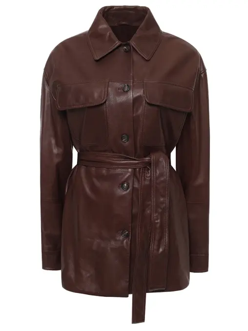 Куртка кожаная BRUNELLO CUCINELLI