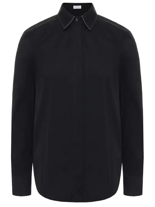 Рубашка хлопковая BRUNELLO CUCINELLI