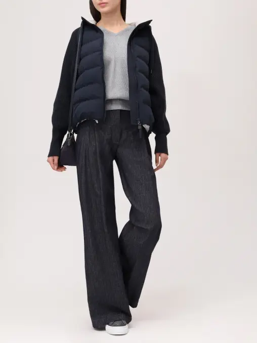 Куртка комбинированная BRUNELLO CUCINELLI