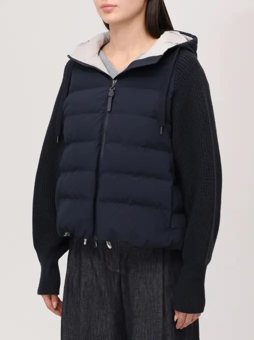 Куртка комбинированная BRUNELLO CUCINELLI