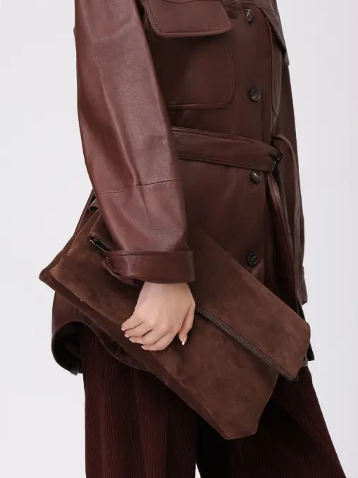 Сумка замшевая BRUNELLO CUCINELLI