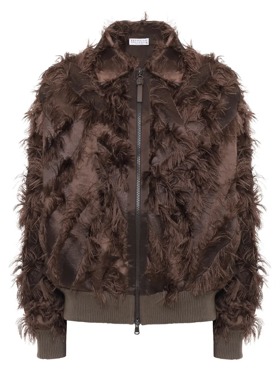 Бомбер однотонный