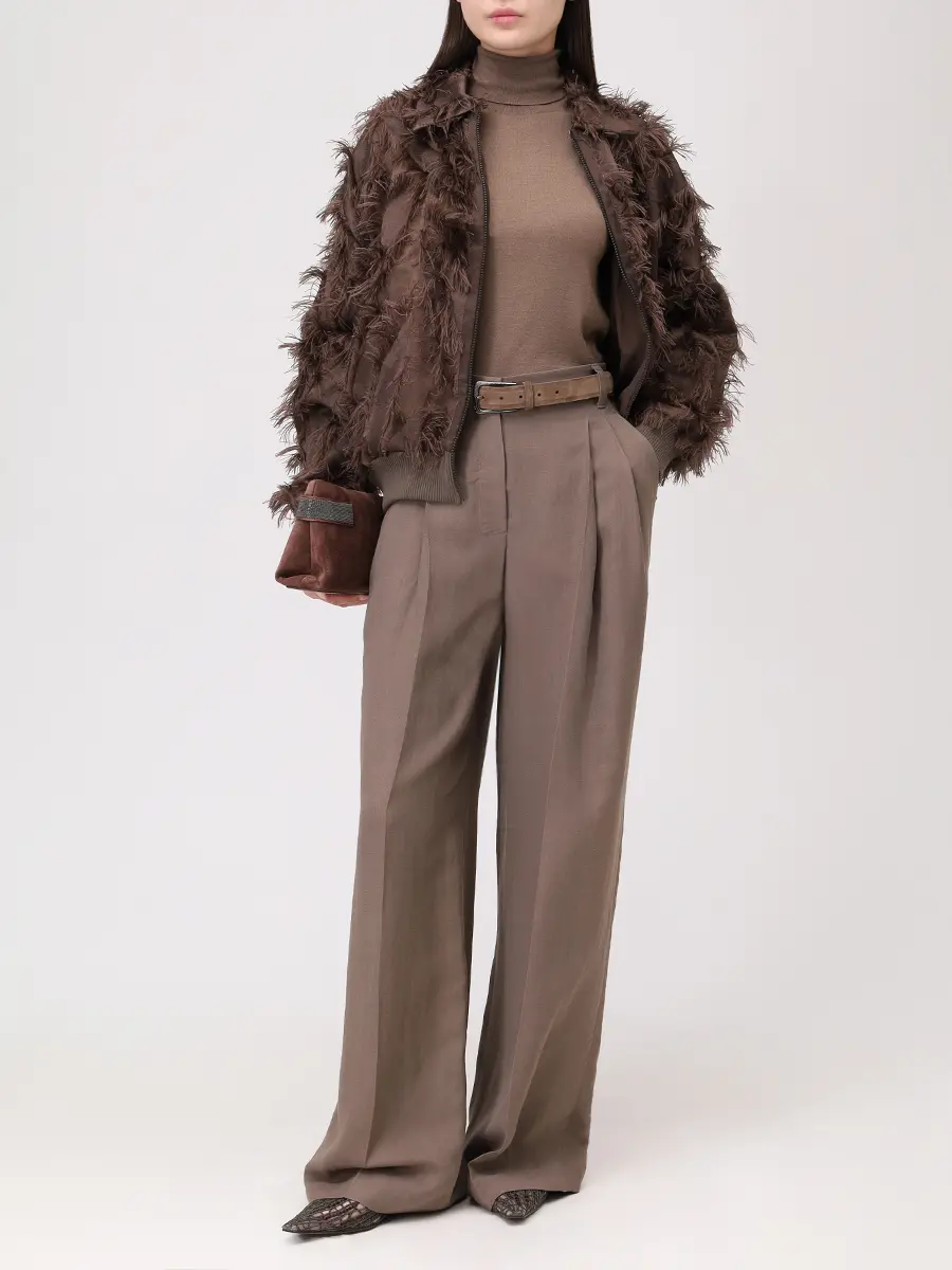 Бомбер однотонный