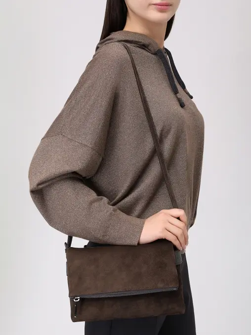 Сумка замшевая BRUNELLO CUCINELLI