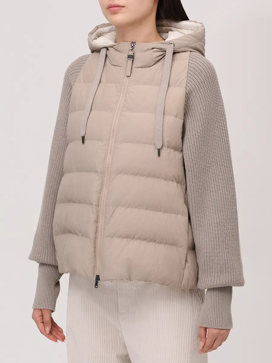 Куртка комбинированная