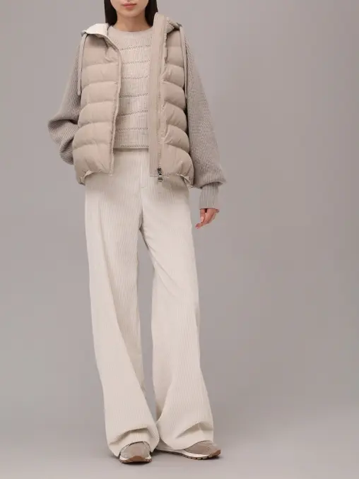 Куртка комбинированная BRUNELLO CUCINELLI