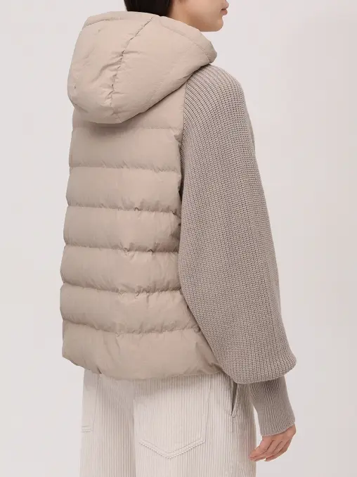 Куртка комбинированная BRUNELLO CUCINELLI