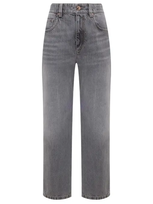 Джинсы хлопковые BRUNELLO CUCINELLI