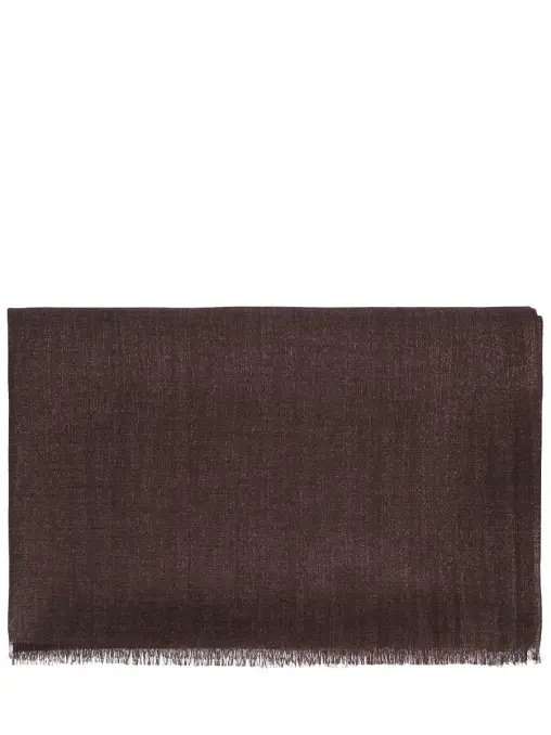 Шарф из кашемира и шелка BRUNELLO CUCINELLI
