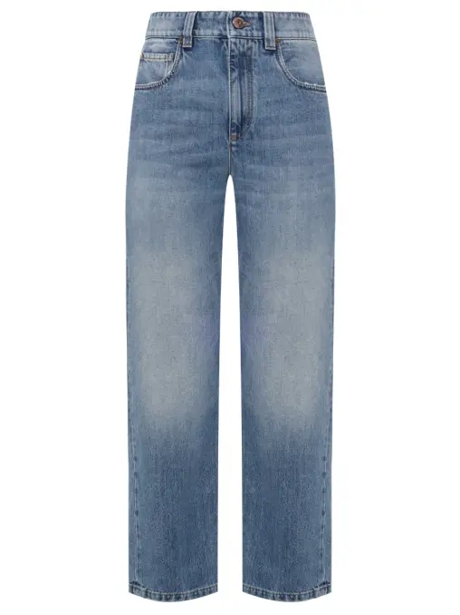 Джинсы хлопковые BRUNELLO CUCINELLI