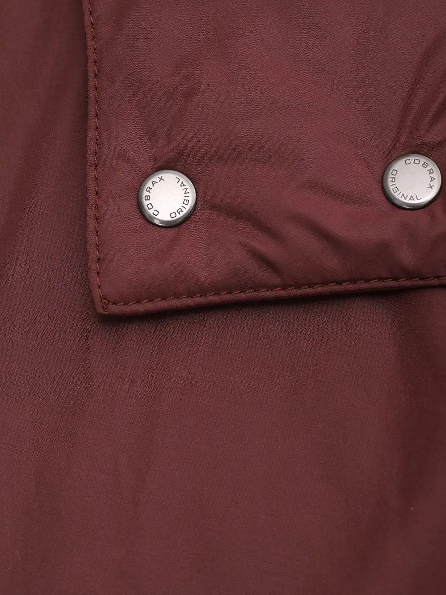 Пуховик однотонный