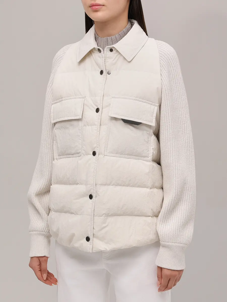 Куртка комбинированная