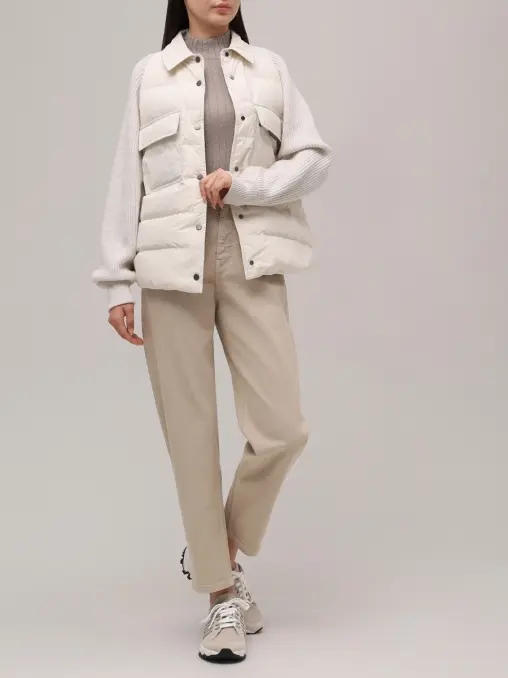 Куртка комбинированная BRUNELLO CUCINELLI