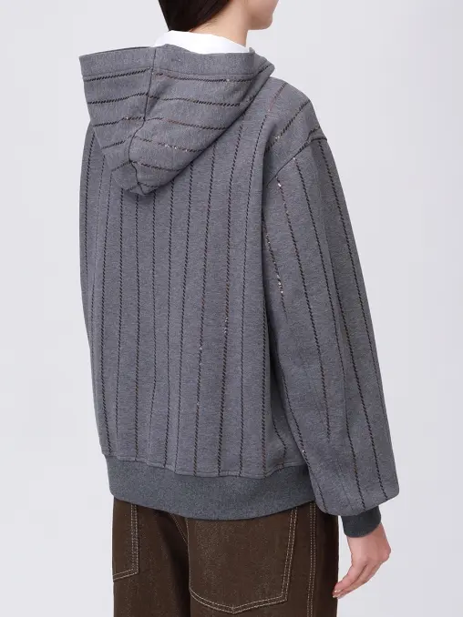Худи хлопковое BRUNELLO CUCINELLI