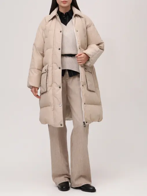 Пуховик стеганый BRUNELLO CUCINELLI