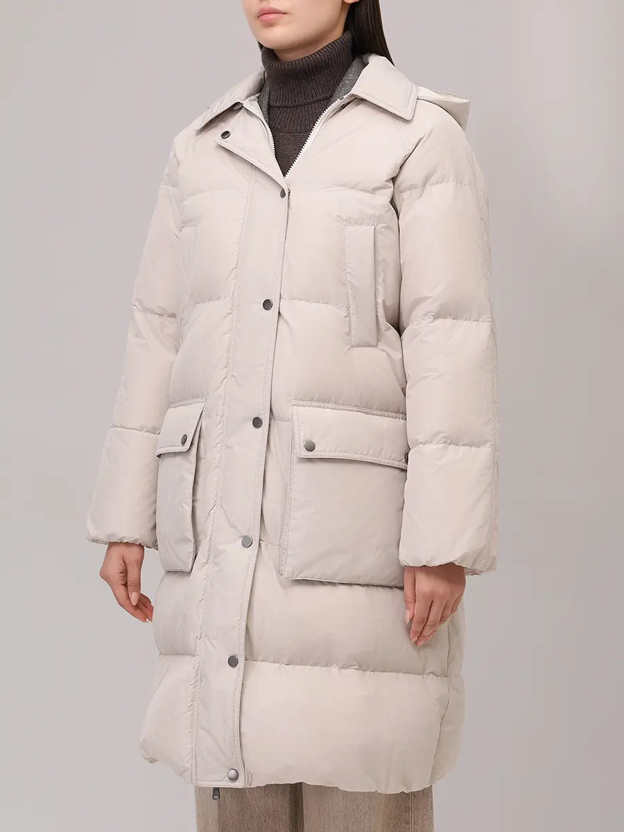 Пуховик стеганый