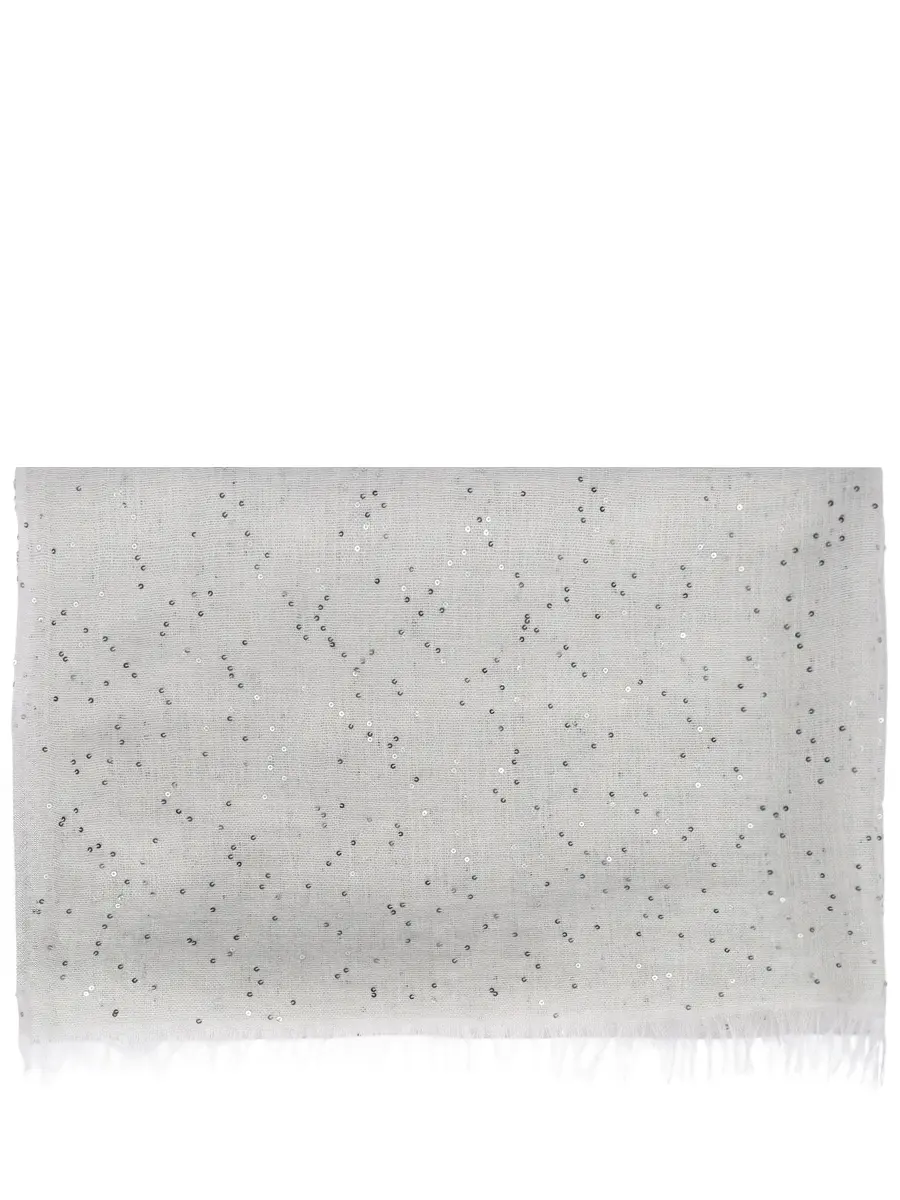 Шарф из кашемира и шелка